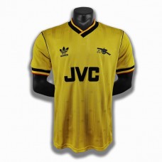 Arsenal 86/88 Away Yellow Soccer Jersey